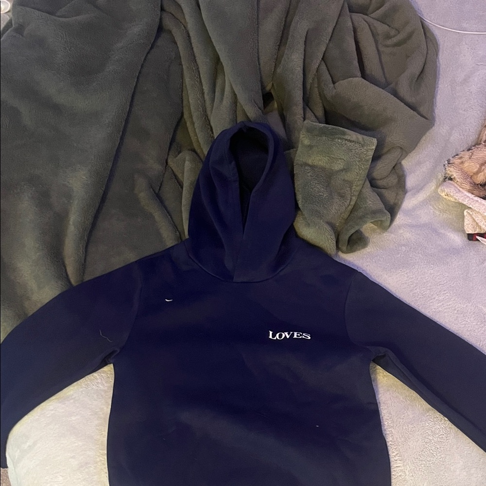 SHEIN Navy Kids Pea Coat